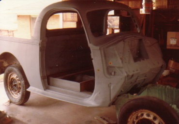Bedford ute undercoated